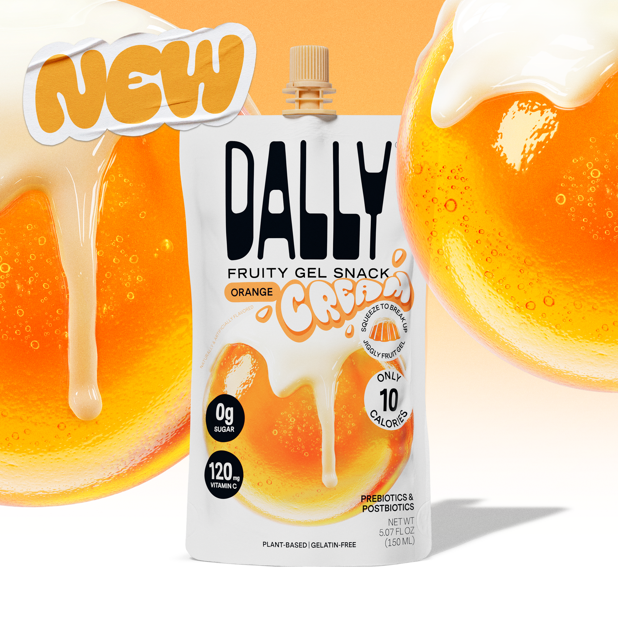 Dally Konjac Jelly - Orange Cream
