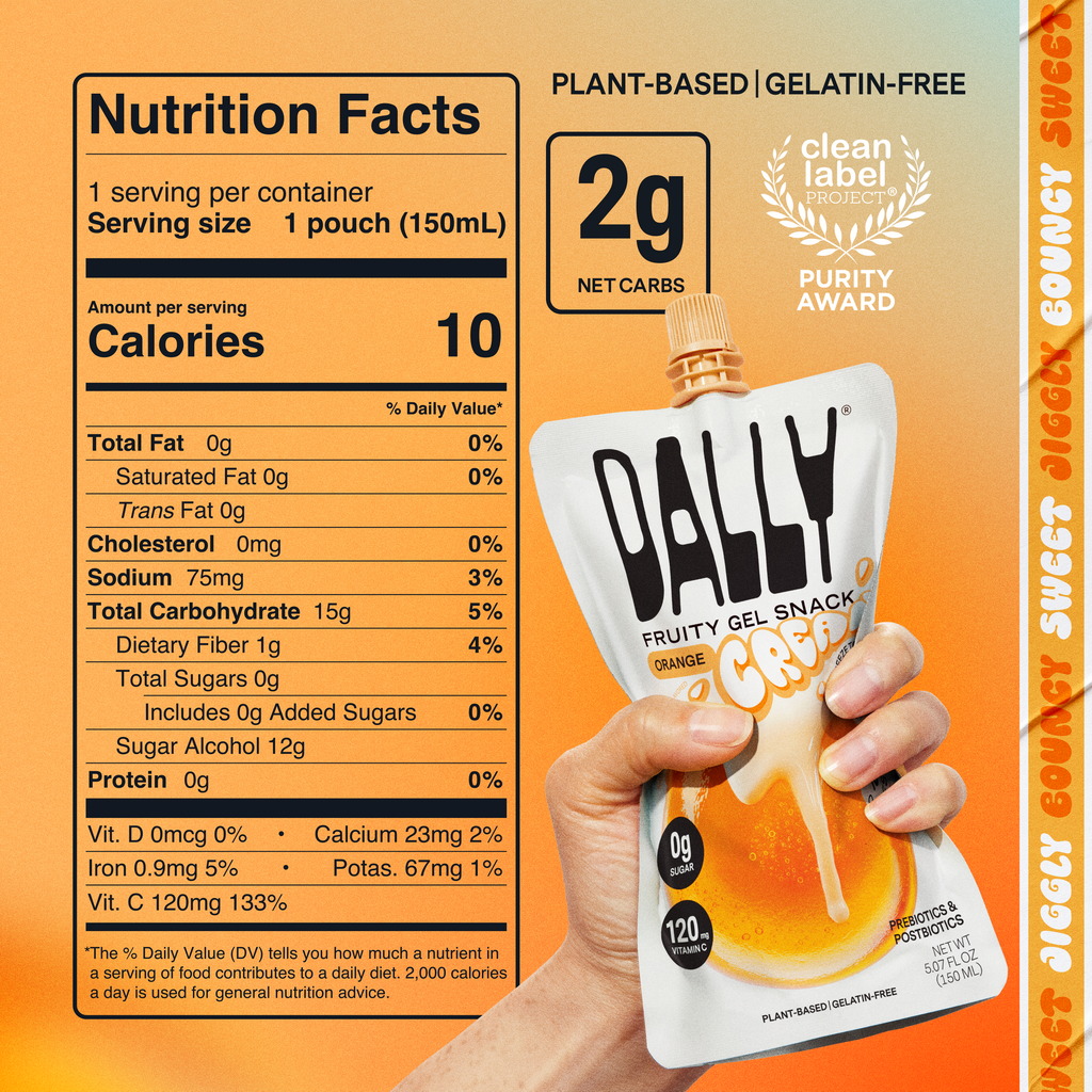 Dally Konjac Jelly - Orange Cream