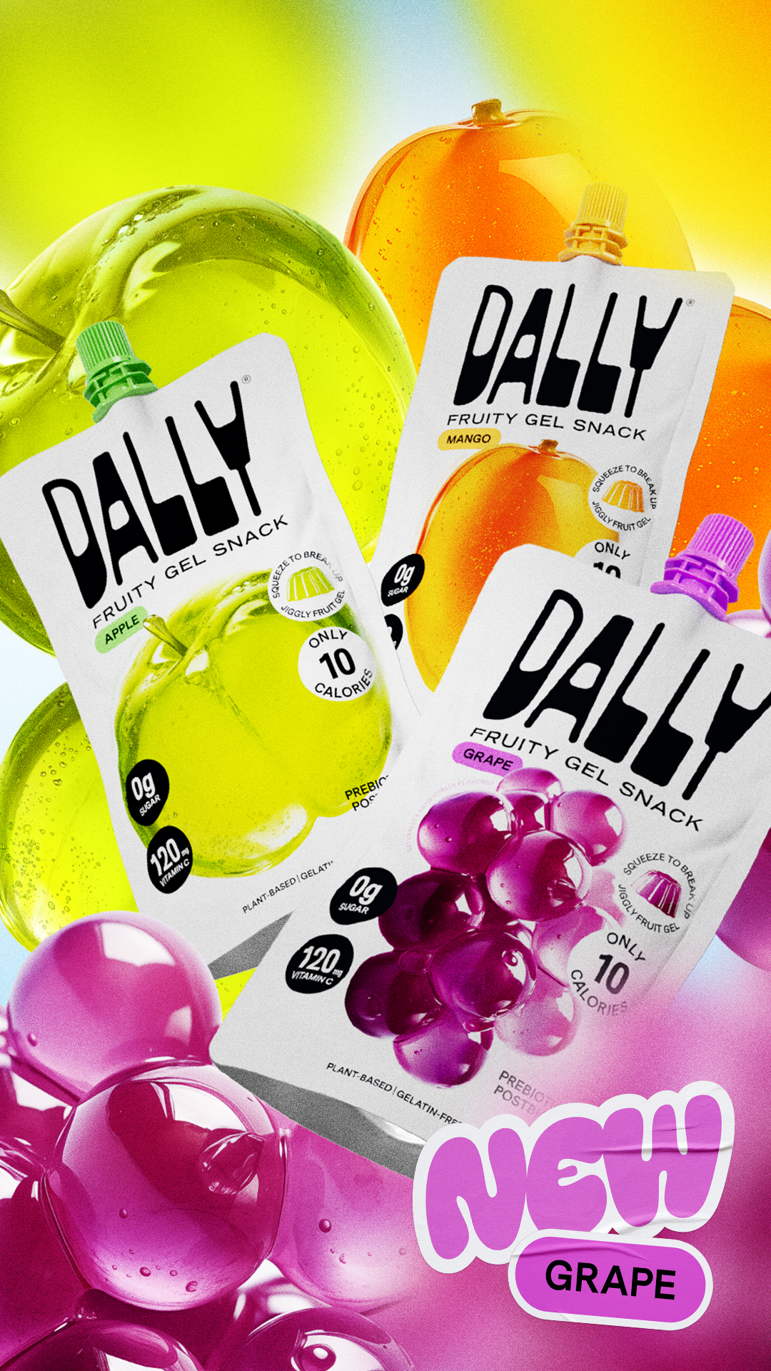Gel Fruit Snack, Made from the Superfood Konjac.